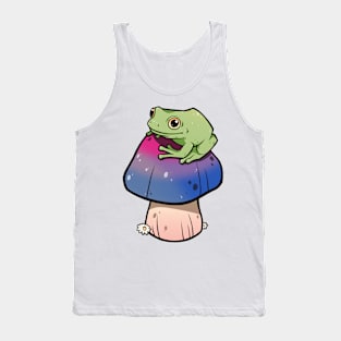 Bisexual Pride Mushroom Frog Tank Top